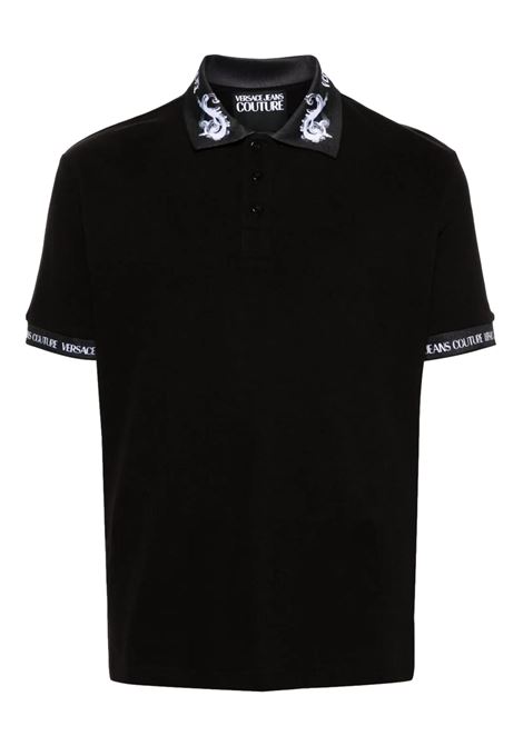 Versace Jeans CouturePolo con bordo Barocco VERSACE JEANS COUTURE | Polo | 76GAGT00 CJ01T899
